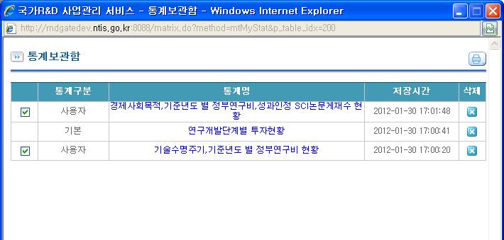 조사·분석 리포팅 기능