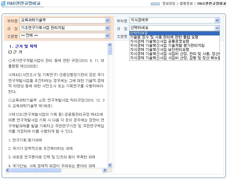 임의의 규정 2단 비교