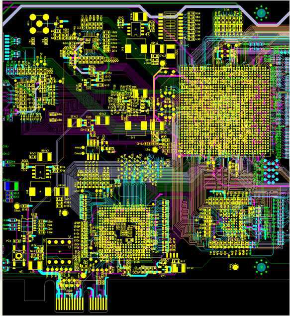 PEX8311와 FPGA와의 PCB Artwork