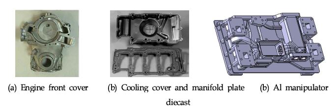 그림 1-2. 복잡형상 Al 주물 제품.