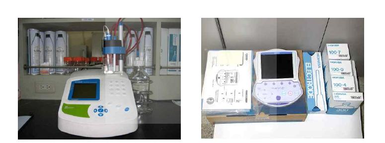 섬유조제 pH 측정용 pH meter