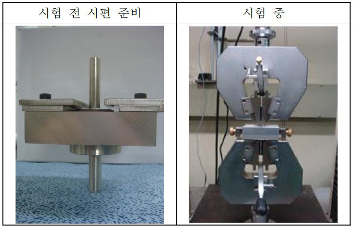 TaN 박막 저항의 접착강도 시험 사진