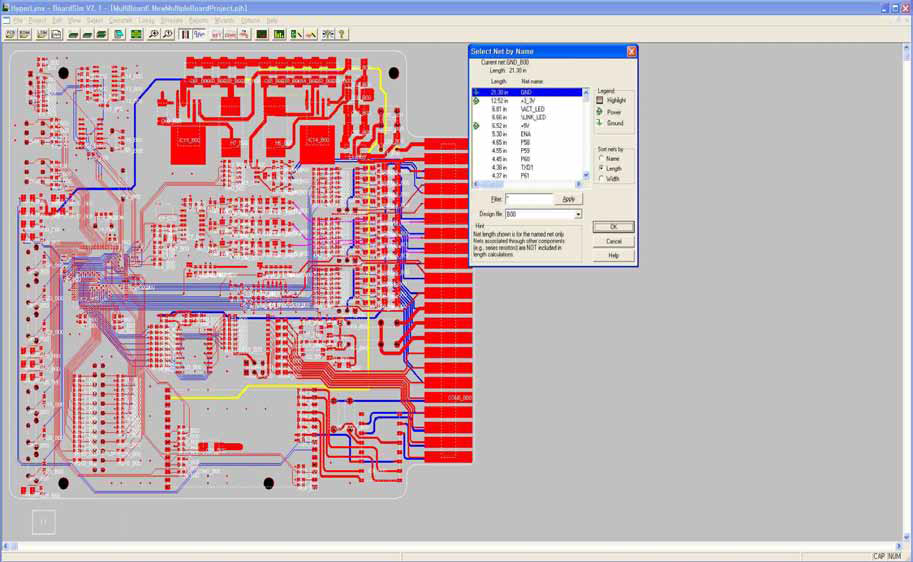 컨트롤러(PCB) 전압 스트레스 시뮬레이션 화면