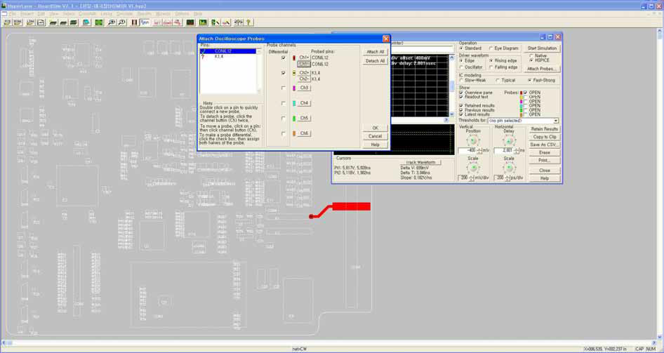 컨트롤러(PCB) Interconnection Stress 시뮬레이션 화면