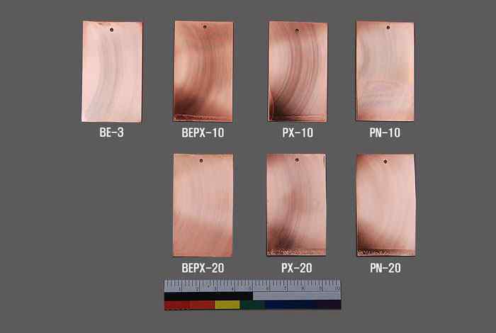 Acrylic수지로 코팅한 시편