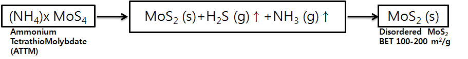 MoS2 촉매 합성절차