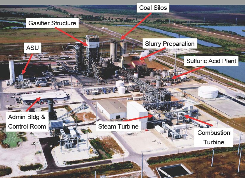 [그림 2-11] GE사의 미국 Tampa IGCC 플랜트