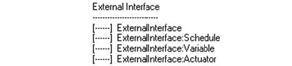 [그림 4-64] EnergyPlus 안에서의 External Interface Class