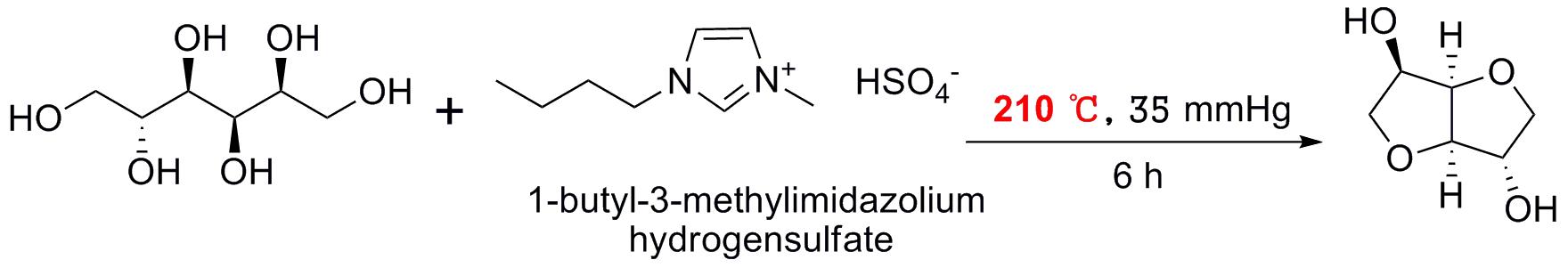 Conversion of Sorbitol to Isosorbide using [Bmim]HSO -4