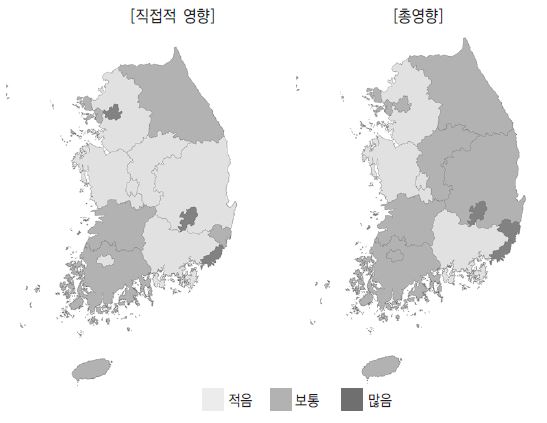 지역별 고령화의 영향