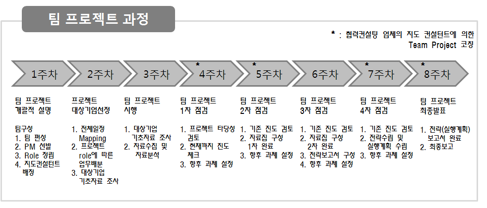 컨설팅 팀 프로젝트 과정