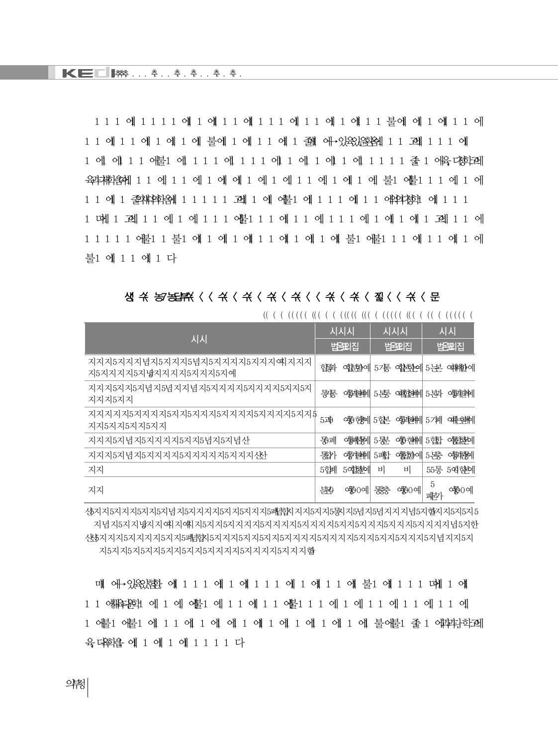 소규모 학교 문제 해결 방안에 대한 의견(통폐합 본교)