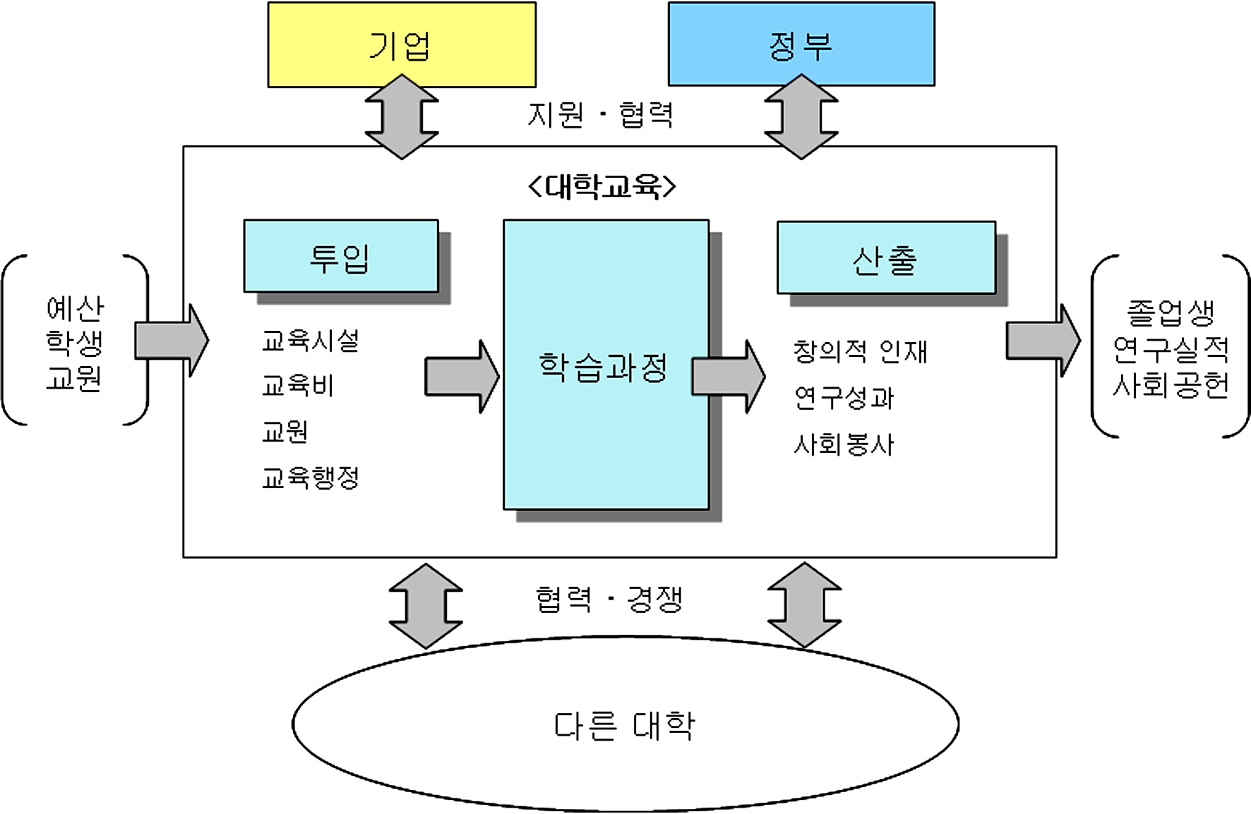 대학교육체제에서의 학습과정(learning process)