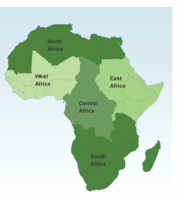 본 아프리카 연구를 위한 권역의 구분