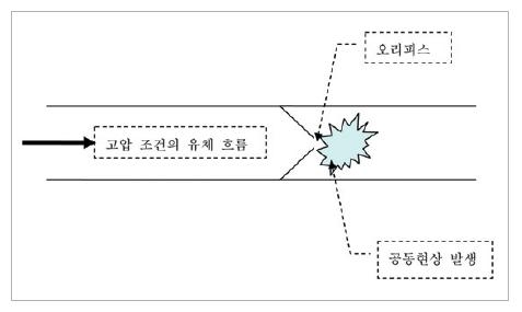 캐비테이션(cavitiation) 효과를 활용한 동공현상