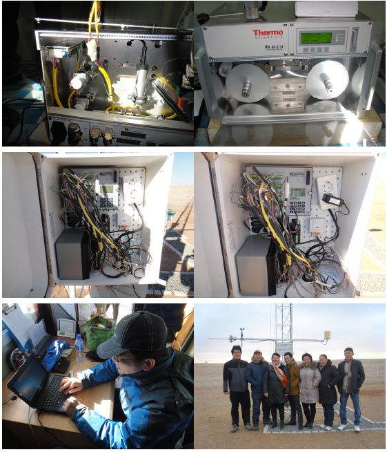 Fig. 2.4.5. Maintenance of the Erdene site on 22 March 2013.