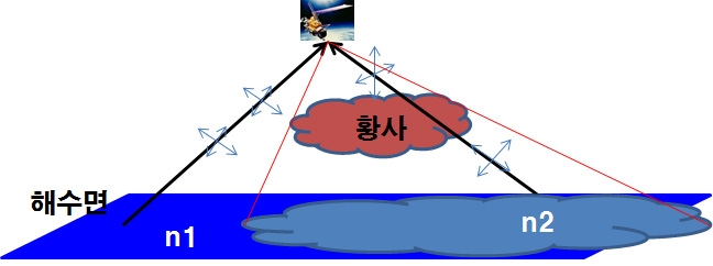 Fig. 2.5.2. Schematic diagram of dust detection using polarization concept.