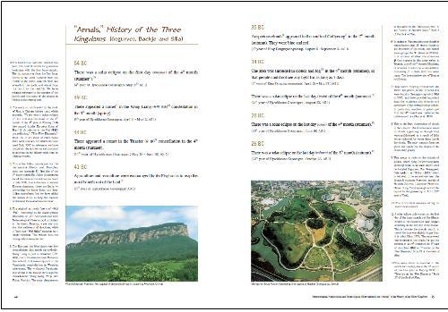 Fig. 5.2.2. The contents of 《Meteorological, Astronomical, and Seismological Observation from Ancient Korea》.