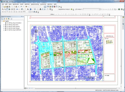 Fig. 3.1.9. Architectural design map of Sewoon shopping district.