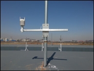 Fig. 2.1.15. Anemometer on the roof.