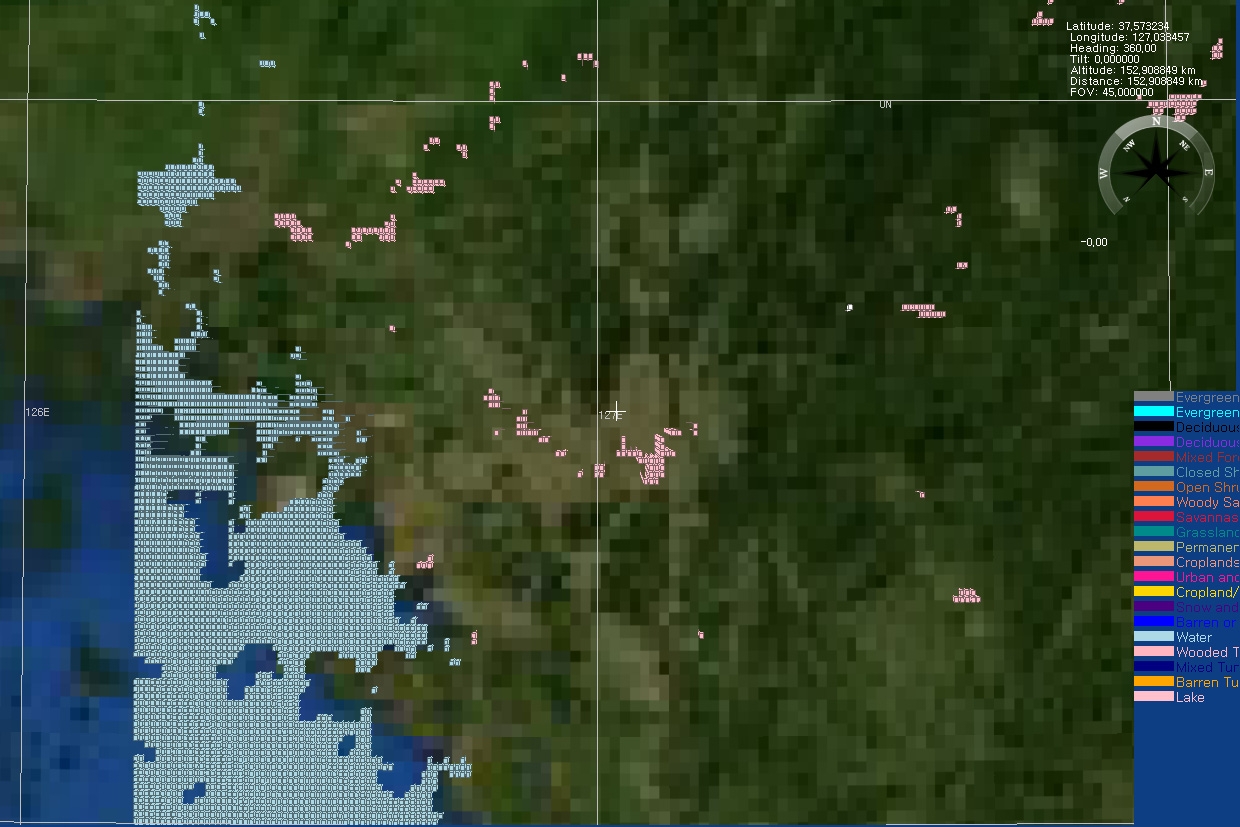 Fig. 3.2.9. Using static data editor to change the ocean of inland to the lake.