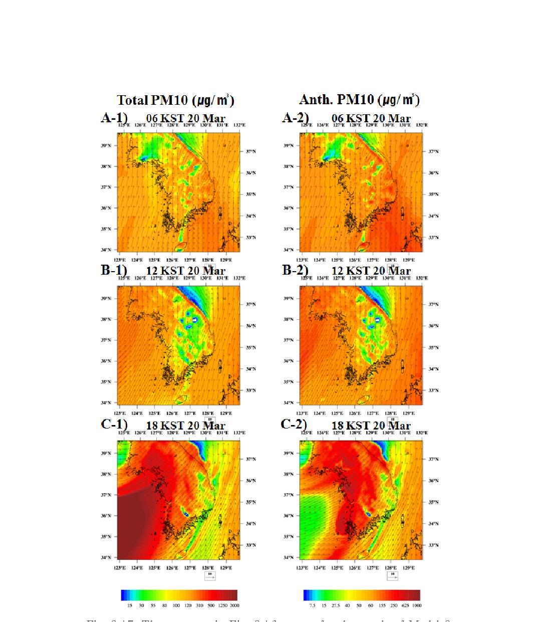 The same as in Fig. 3.4.6 except for the result of Model 3.