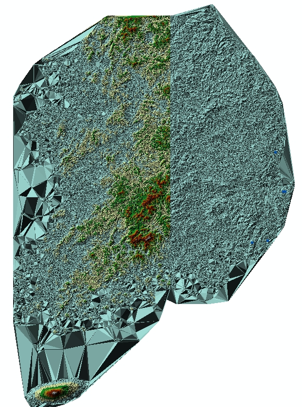 Fig. 4.4.5. Form latitude and longitude coordinate system units TIN