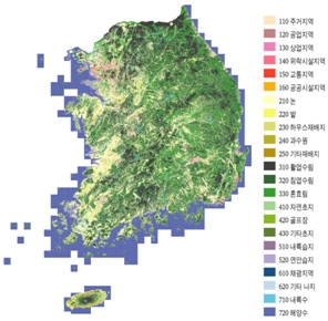 Fig. 4.4.9. Ministry of Environment. Division of Land Cover Classification