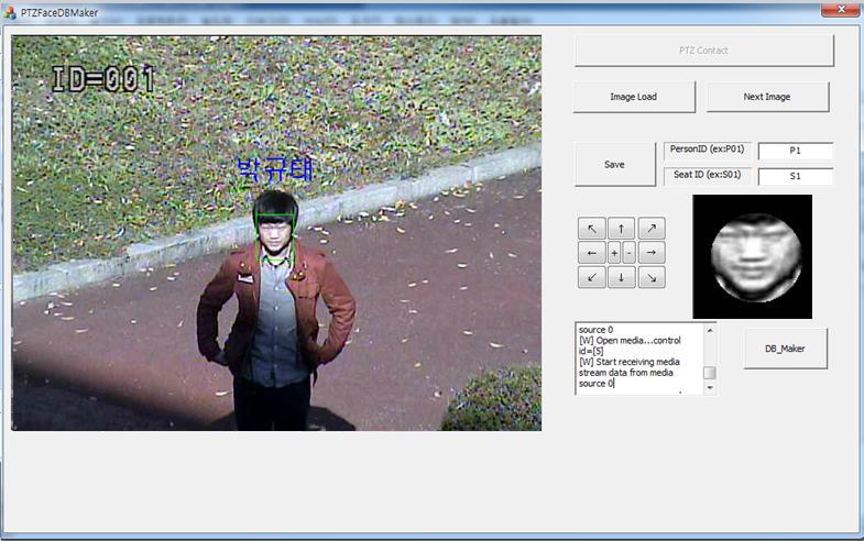 Experimental result of identity recognition CCTV systems