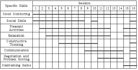 【그림 III-1】 Timeline of Skills and Sessions