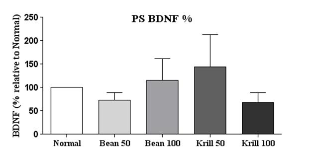 The expression of BDNF in the hippocampus