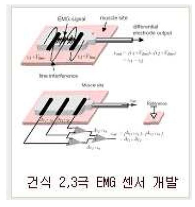 건식 2,3극 EMG 개발