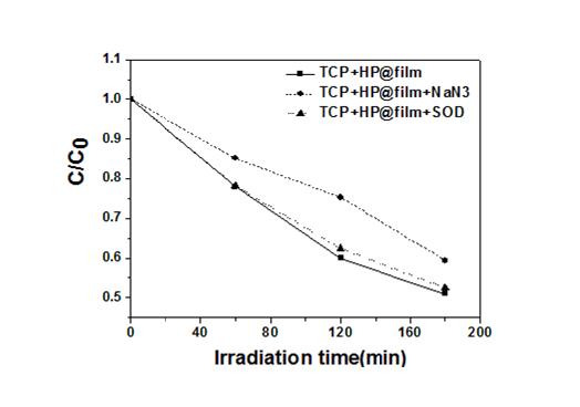 광기능성 카테터 소재를 이용한 TCP 분해 연구