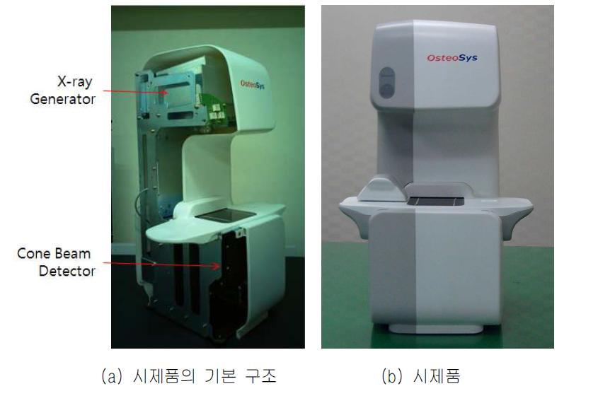 말단형 골밀도 진단기 시제품