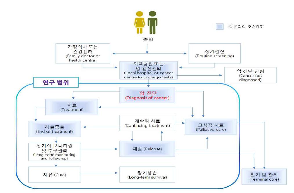 암 관리의 모형과 암 생존자