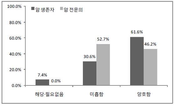 암 및 암치료와 직접적인 관련없는 증상 관리