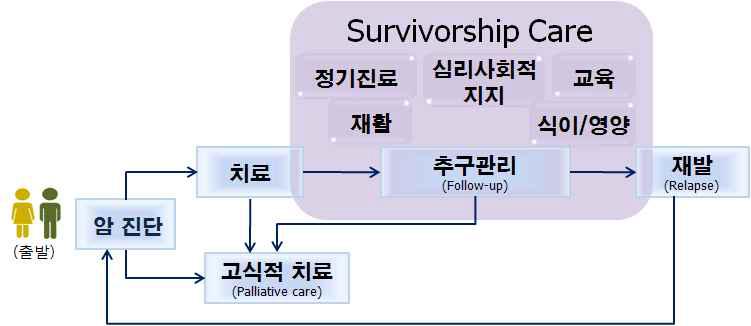 암 생존자 치료 경로