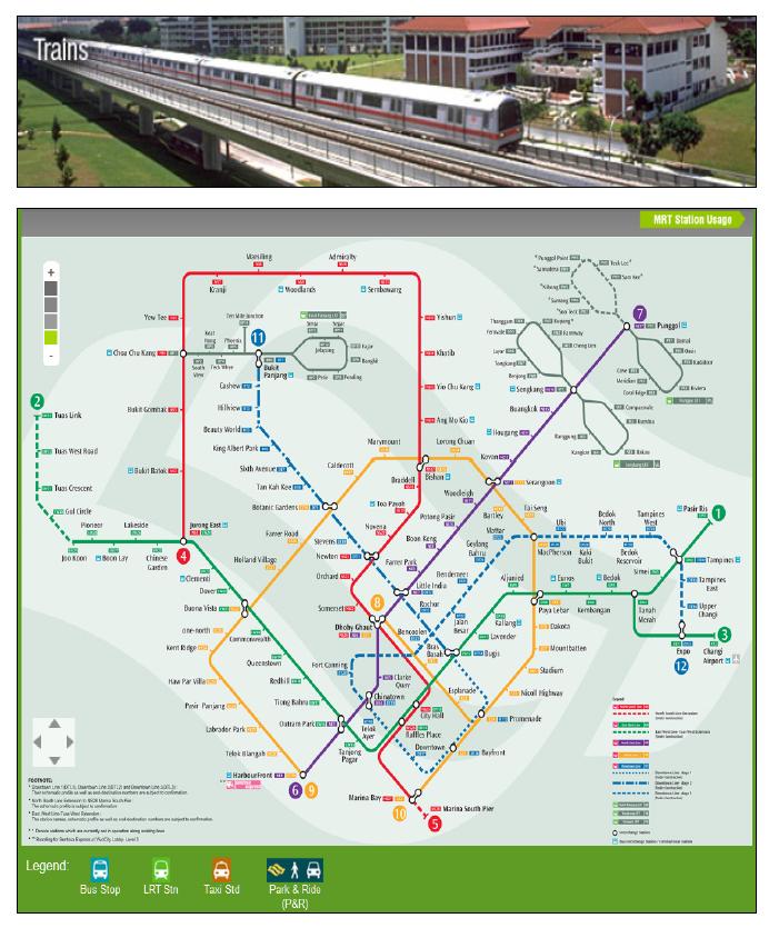 Interactive MRT System Map