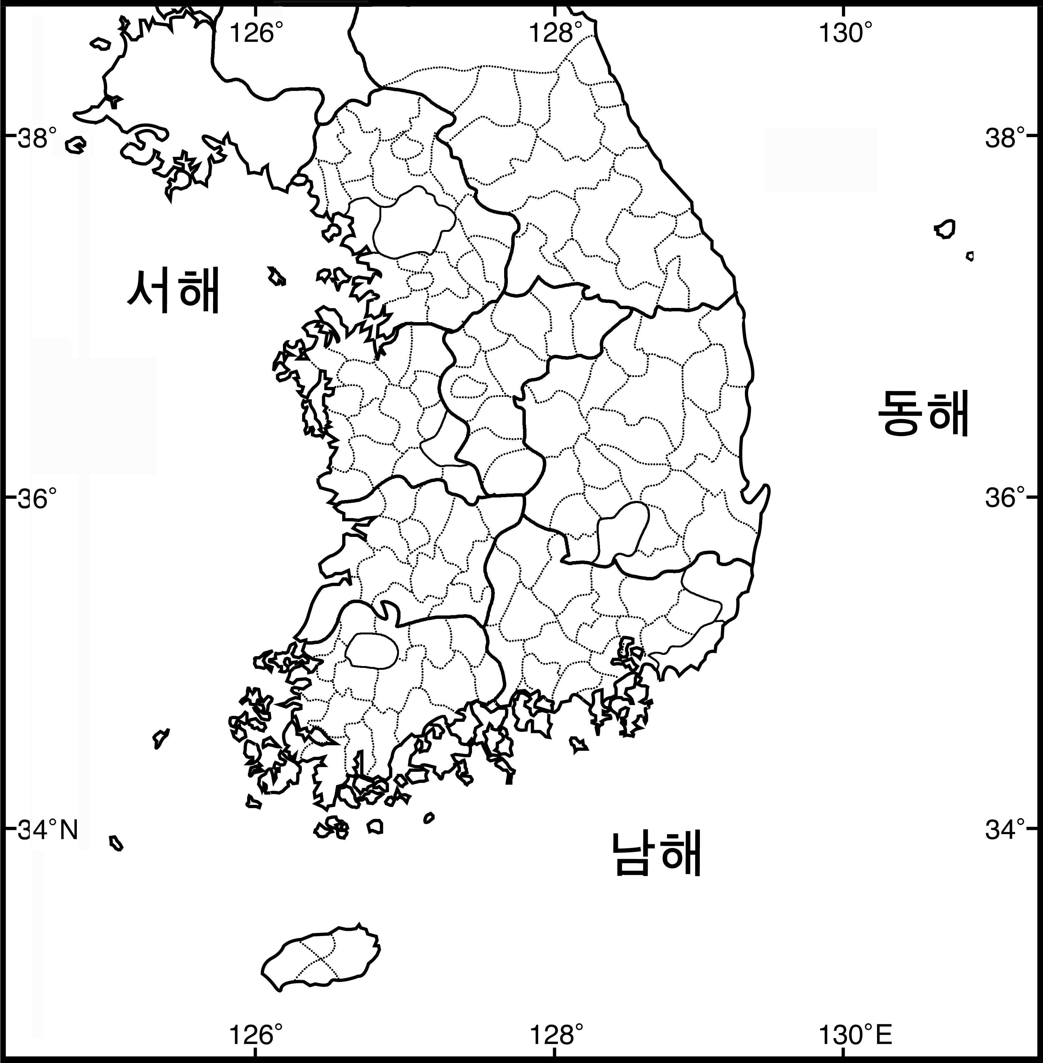 그림 14. 수록종의 분포맵핑을 위한 지도 디자인