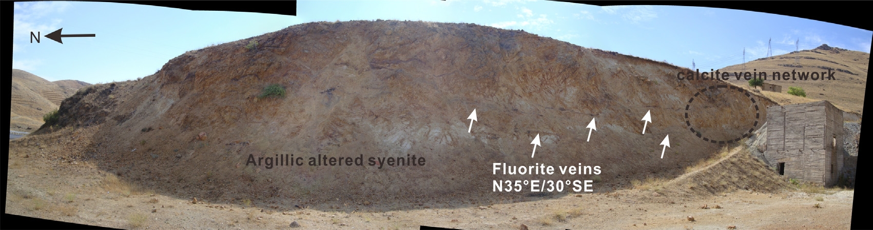 Fig. 4-21. Fluorite Quarry of Keban area.