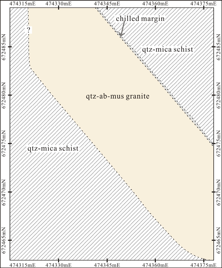 Fig. 1-21. Exposed Bambo-waha pegmatitic granite.