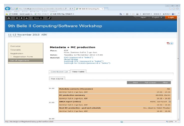 AMGA issue reporting in 9th Belle II Computing workshop