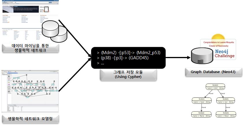 Biological information management system using graph database