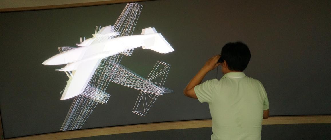 3D object manipulation experiment (aligning solid model with the wireframe model by combined operations of rotation and translation)