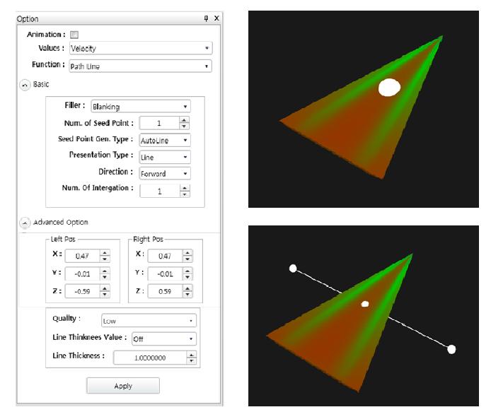 UI For Pathline Generation