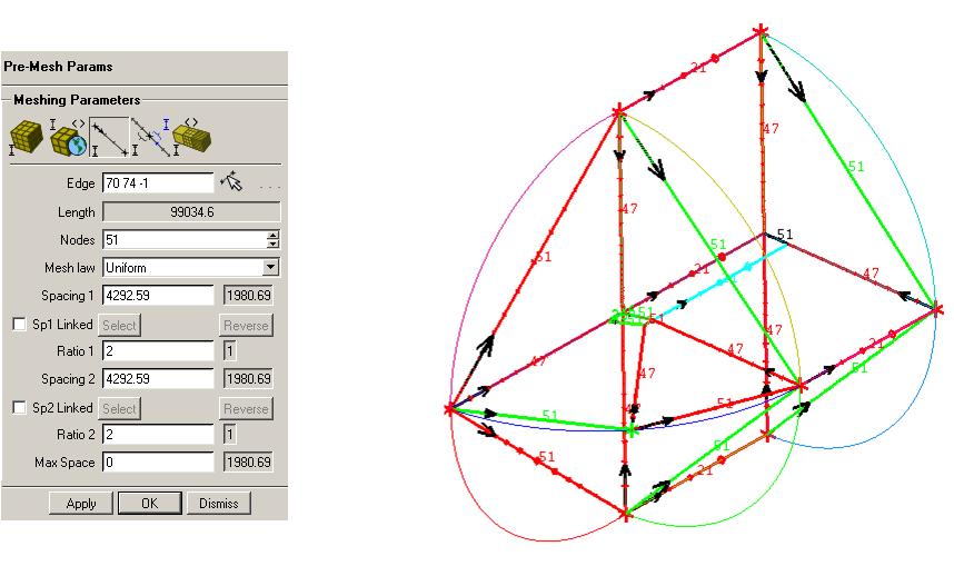 Edge parameter setting