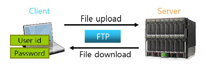 Input file transmission using FTP