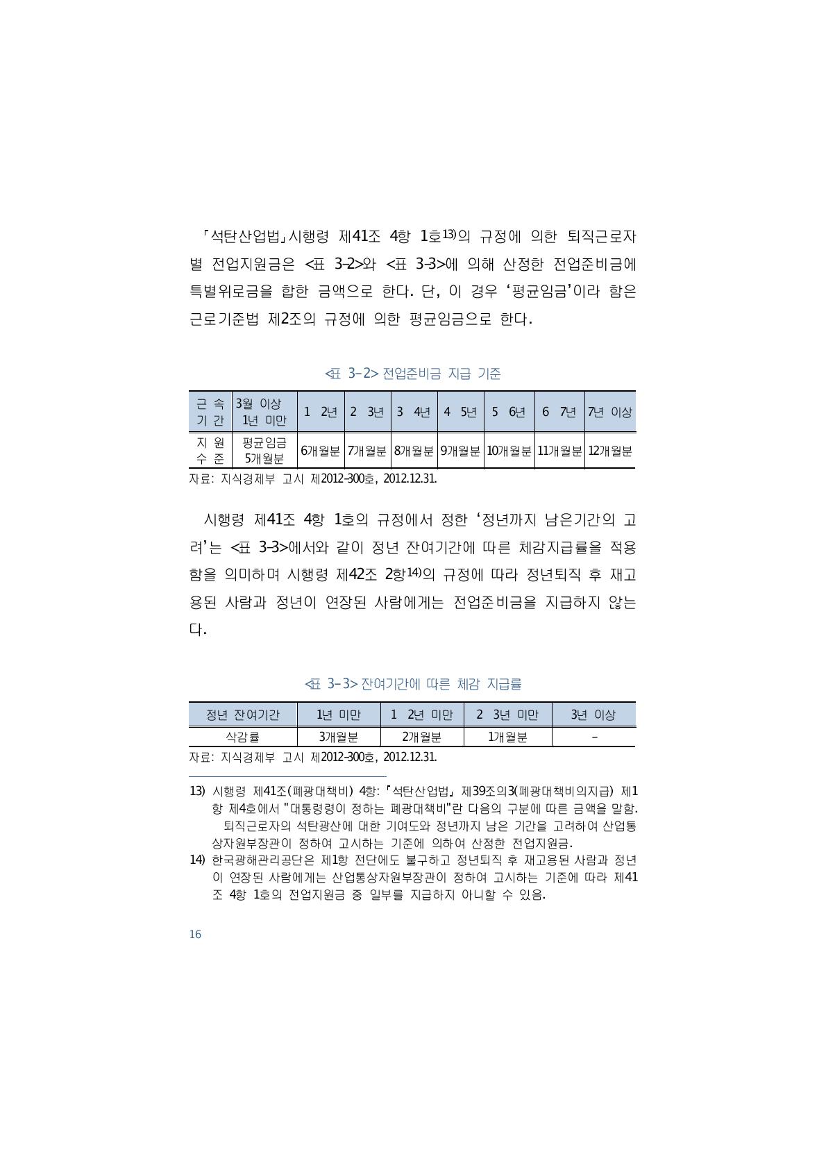 잔여기간에 따른 체감 지급률