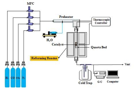 Schematic diagram of the Single reactor