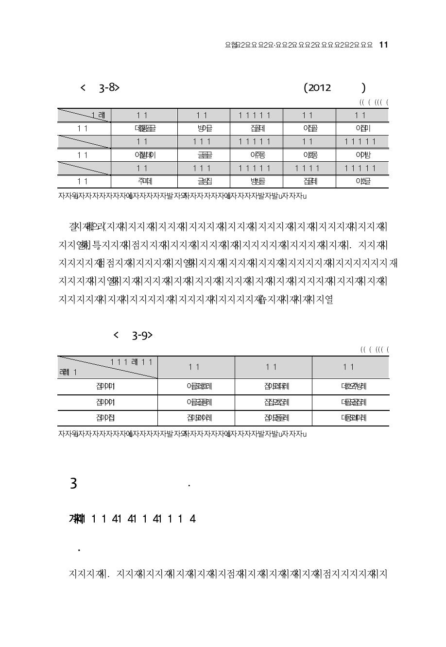 전체 유학생 중 이공계 비율의 학위별 분포